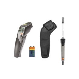 Infraraudonuju spinduliu termometro rinkinys Testo 830-T4 su pavirsiniu zondu
