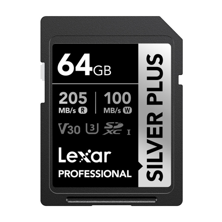 Карта памяти Lexar Professional SILVER PLUS SDXC 64 ГБ