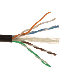 SUKTOS POROS LAIDAS UTP/K6/100M/ZEL/CON 100 m CONOTECH