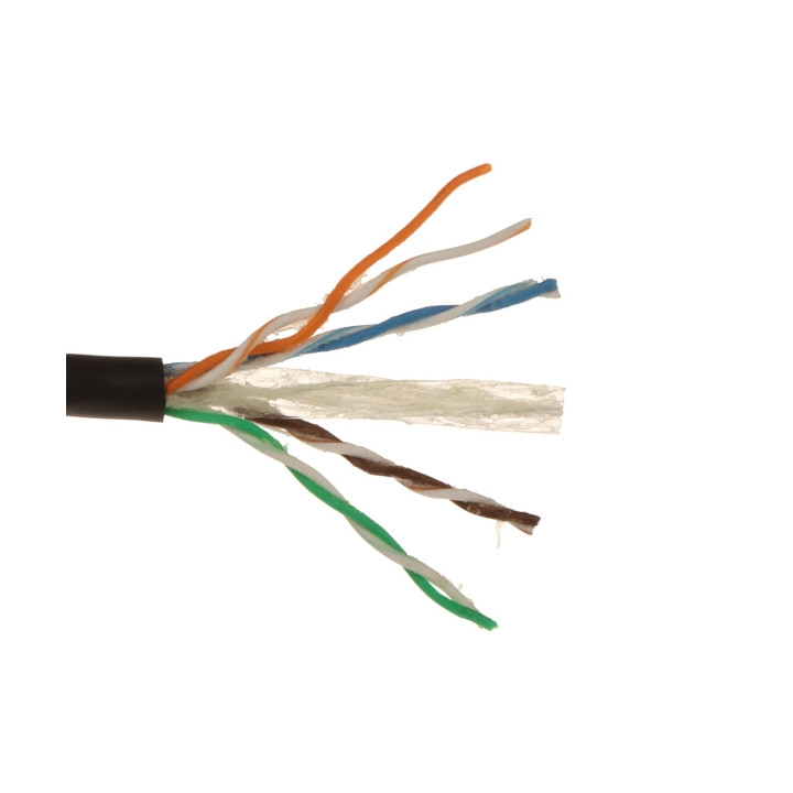 SUKTOS POROS LAIDAS UTP/K6/100M/ZEL/CON 100 m CONOTECH
