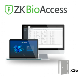 ZKTECO ZK-BIOACCESS-25D Biometrisks pirkstu nospiedumu piekļuves kontroles terminālis ar tastatūru, autonoms