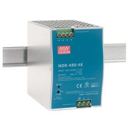 Mean Well NDR-480-48 48V/480W/10A DIN-Rail Power Supply