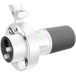 Fifine K688W Dynamic Microphone (White)