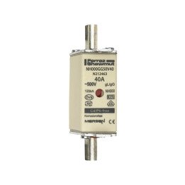 NH fuse-link gG, 500VAC, size 000, 40A double indicator/live tags