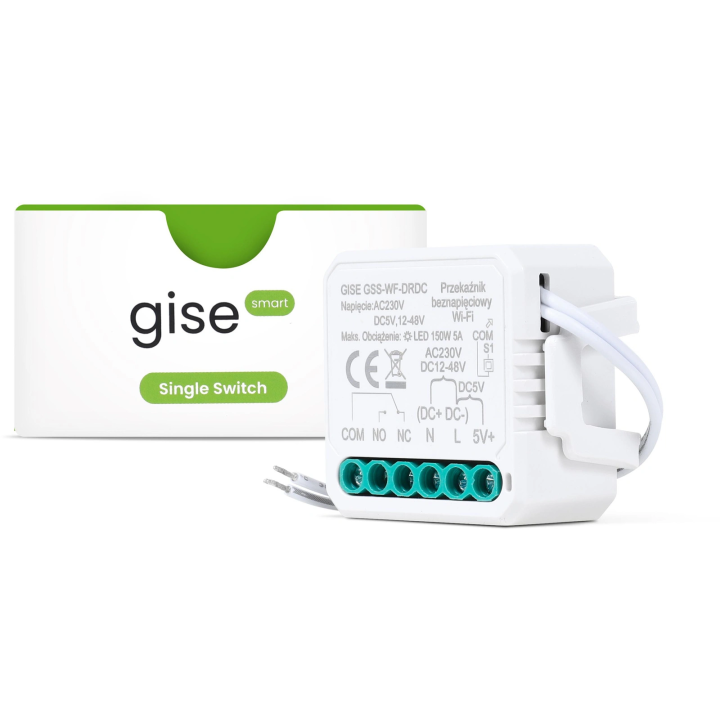 GISE Smart GSS-WF-DRDC – Tuya Wi‑Fi dry-contact relay module