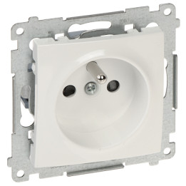 KONTAKT Simon DGZ1Z.01/11-SIMON54 Sienas kontaktligzda 16A 250V E tipa balta