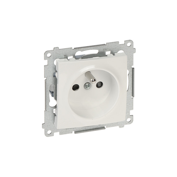 KONTAKT Simon DGZ1Z.01/11-SIMON54 Настенная розетка 16A 250V тип E белая