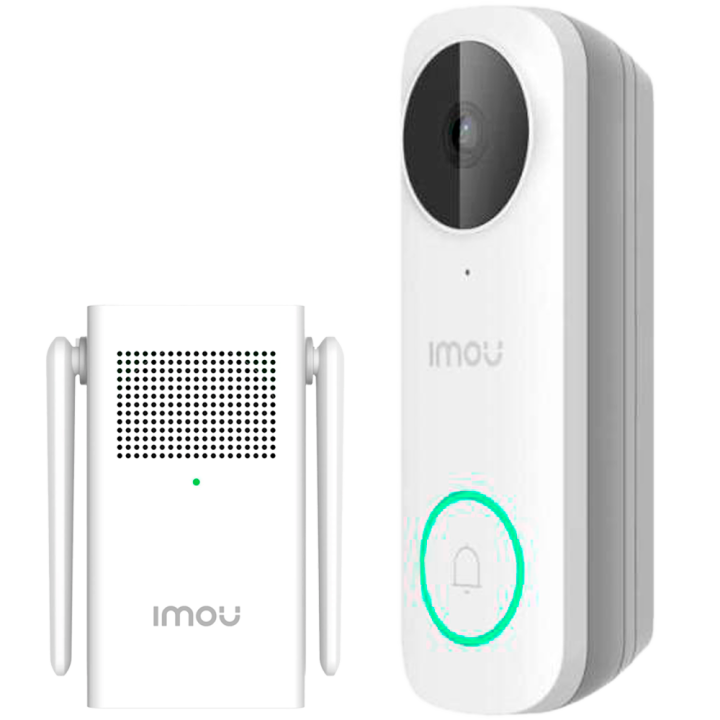 IMOU DB61I-DS21-PACK-IMOU Wi-Fi durvju kamera 5MP iekštelpām divvirzienu audio IR nakts redzamība microSD līdz 256GB