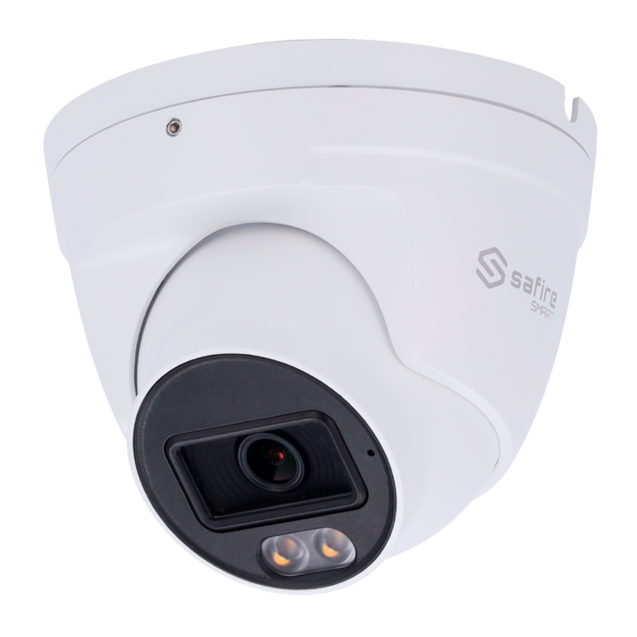SAFIRE SMART SF-IPT011A-6E1-DL 6MP torņa IP kamera ar PoE, Wi-Fi, IP67, dubulto apgaismojumu, 2,8 mm