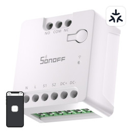 SONOFF MINI-D Smart WiFi Matter Switch (AC/DC 12-48V, kuiv kontakt)