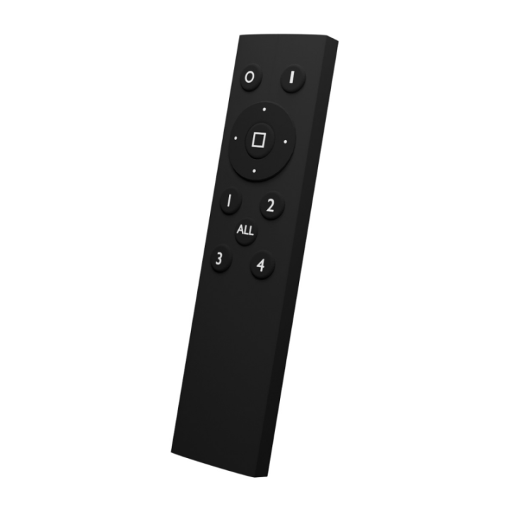 Mono, CCT, RGB, RGBW ir RGBCCT LED valdiklio 4 RF zonų GL serijos nuotolinio valdymo pultas