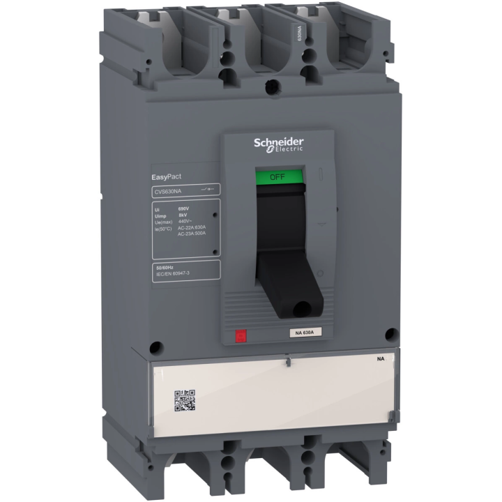 Schneider Electric EasyPact CVS400NA 3P skyriklis 400A AC-22A 220/240V 50/60Hz