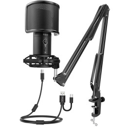Fifine T683 kondensaatormikrofon (must)