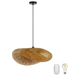 Immax BOHO HILO-COMPLET 60 cm lubų šviestuvas su išmaniąja lempute ir nuotolinio valdymo pultu 08269-S