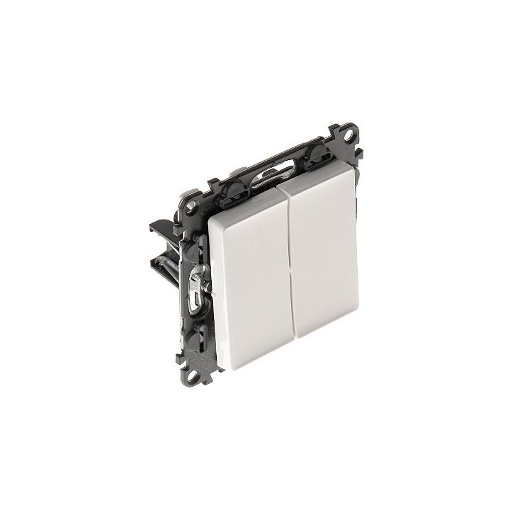 LEGRAND LE-752105 Valena Life 2-Gang Illuminated Smart Wall Switch 10A