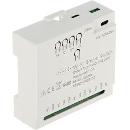 ATLO ATLO-SW4C-EWELINK Smart Wi-Fi Wall Switch, 4-Gang, eWeLink App Control