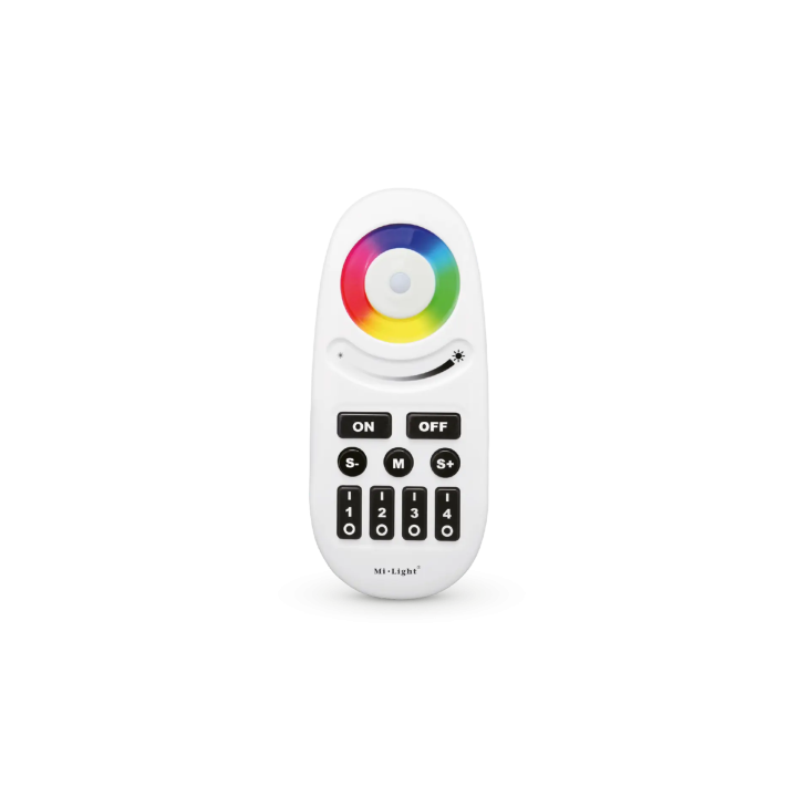 Nuotolinio valdymo pultelis RGB/RGBW 4 zonų 2xAAA FUT095