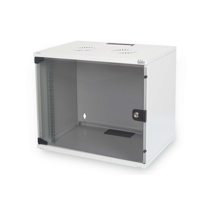 Digitus Wall Mounting Cabinet 19" 7U/400mm Glass Door