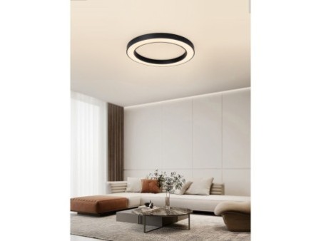 PASTEL SLIM Smart griestu lampa 95x7cm 68W melns Zigbee 3.0