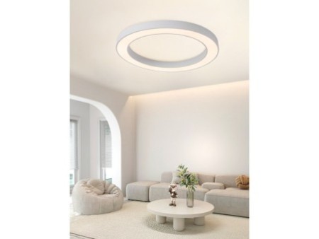 PASTEL SLIM Smart griestu lampa 95x7cm, 68W balts Zigbee 3.0