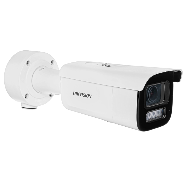 Hikvision DS-2CD2643G2-LIZS2U(2.8-12mm) 4MP AcuSense Smart Hybrid Light tinklinė bullet kamera su motorizuotu priartinimu, IP67,