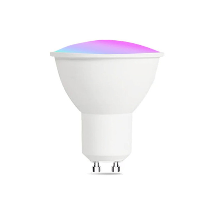 SmartWise GU10 Wi-Fi + eWeLink-Remote (Bluetooth) išmanioji lemputė, 5W, reguliuojama šilta/šalta balta + RGB spalvota šviesa