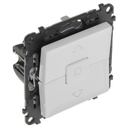 LEGRAND LE-752129 Valena Life 3-Position Roller Shutter Switch, 10A, Smart Wall Switch