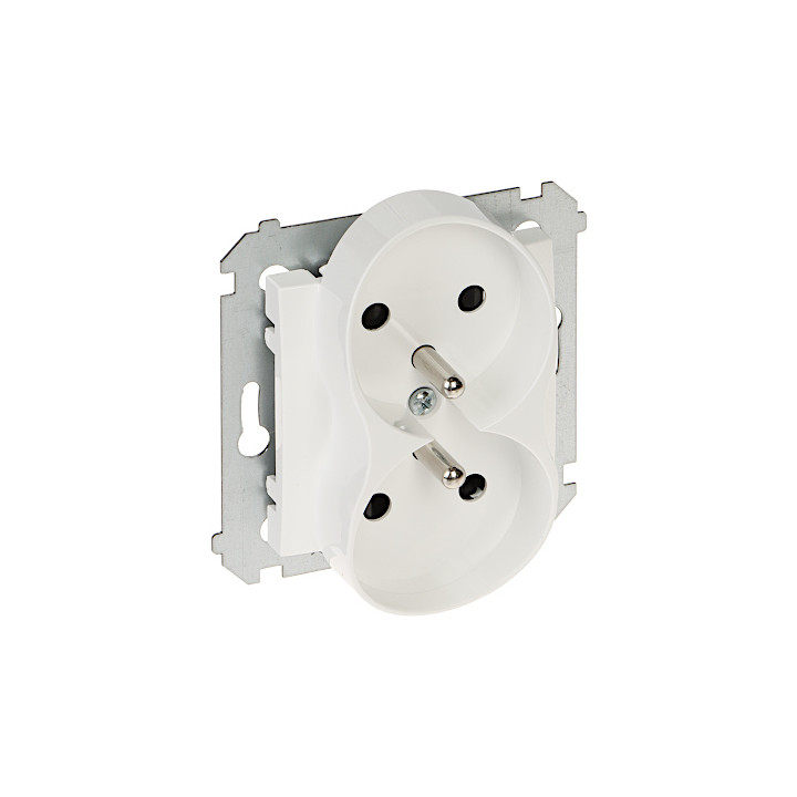 KONTAKT Simon DG2MZ.01/11-SIMON54 Двойная настенная розетка 16A 250V тип E