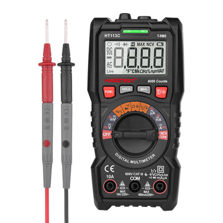 Habotest HT113C skaitmeninis universalus multimetras