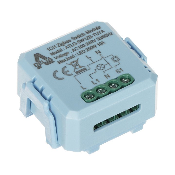 ATLO ATLO-SW1ZB-TUYA Viedais sienas slēdzis Zigbee Tuya Smart Life