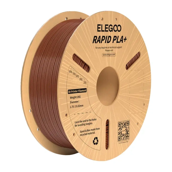 ELEGOO Rapid PLA+ -filamentti (ruskea)