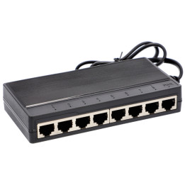 VidiLine VIDI-G800 8-портовый гигабитный коммутатор PoE