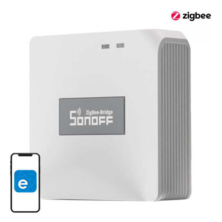 SONOFF Zigbee Bridge Pro — viedais Zigbee-WiFi tilts priekš eWeLink ar vietējām/bezsaistes ainām