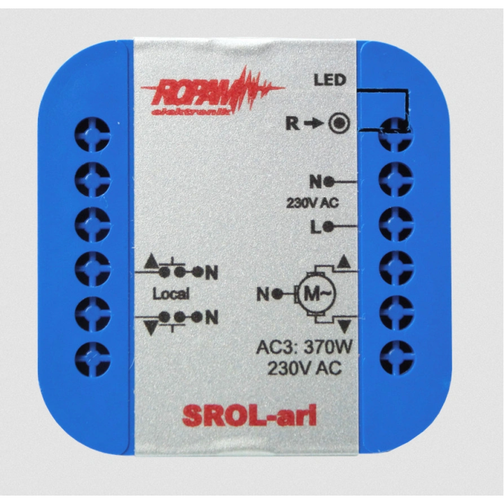 Ropam SROL-ARI Wireless roller shutter controller 230 V AC, for flush mounting