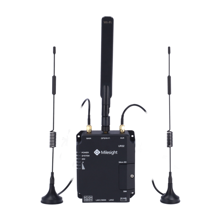 MILESIGHT MS-UR32-L0GEU-W-485 teollisuusreititin, Wi-Fi 4/N, 100 Mbps, Ethernet