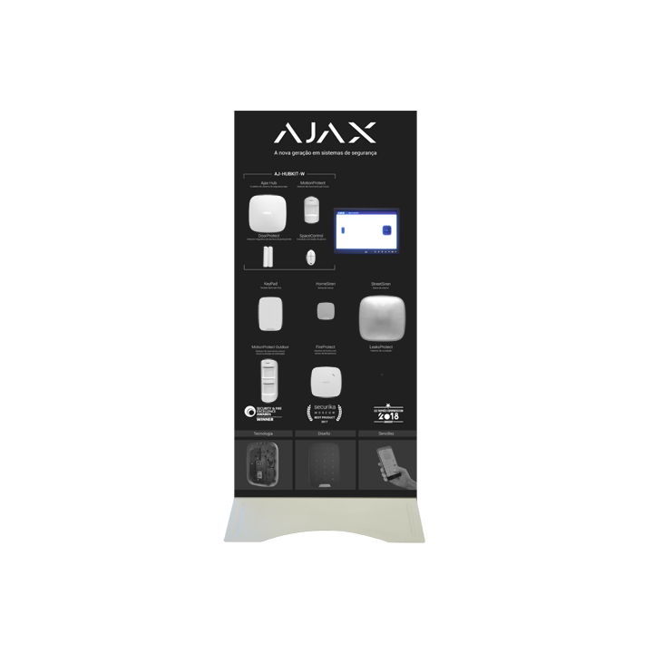 AJAX AJ-BTOTEM-W-PT NVR-verkkovideotallennin IP-kameroihin