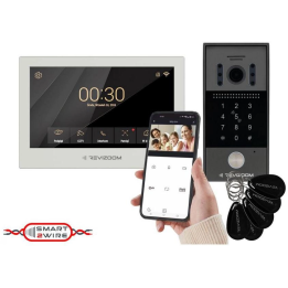 Revizoom RM-T273HD balts – video domofonu komplekts ar kameru RC-212HD-CK1