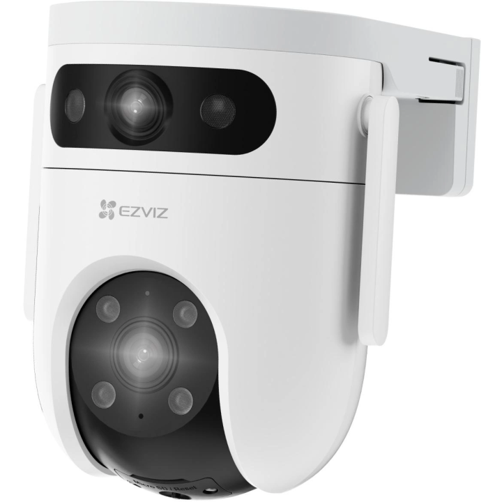 EZVIZ H9c Dual 2K kupola IP drošības kamera, 2304x1296, āra, balta