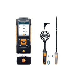 Ilmavirran mittauslaitesarja Testo 440 delta P Air Flow ComboKit 1 Bluetoothilla