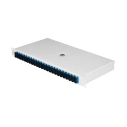 Mantar Fiber Optic Patch Panel 19 inch 1U SC 24 Duplex