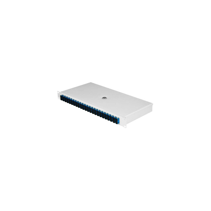 Mantar Fiber Optic Patch Panel 19 inch 1U SC 24 Duplex