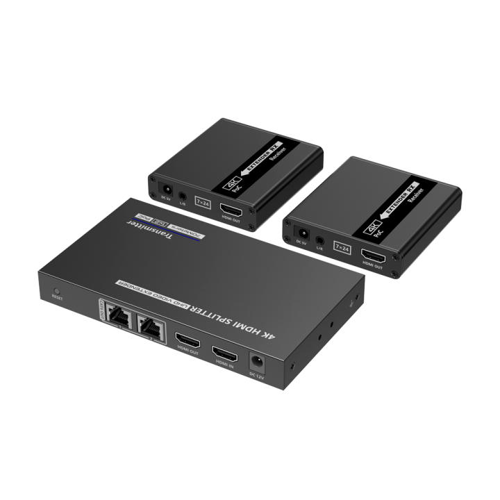 LENKENG HDMI-SPL-1x2-4K30-CAT6 HDMI Splitter Extender 1x2 4K30 CAT6 kaudu