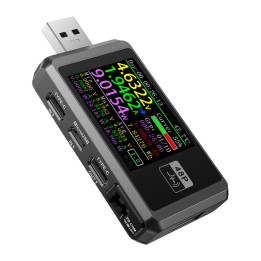 FNIRSI FNB48P USB prievado testeris juodas