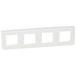 Plate Mosaic - 10 horizontal modules - white