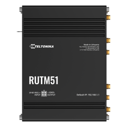 Teltonika TK-RUTM51 Gigabit Wi-Fi kintamosios srovės maršrutizatorius – 1000 Mbps dviejų juostų, 1G Ethernet