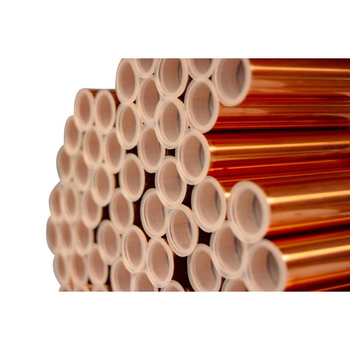 FEINROHREN CZF794 Straight Copper Tube 40 Bar 5/8 inch 15.87x0.8 mm, 5 m