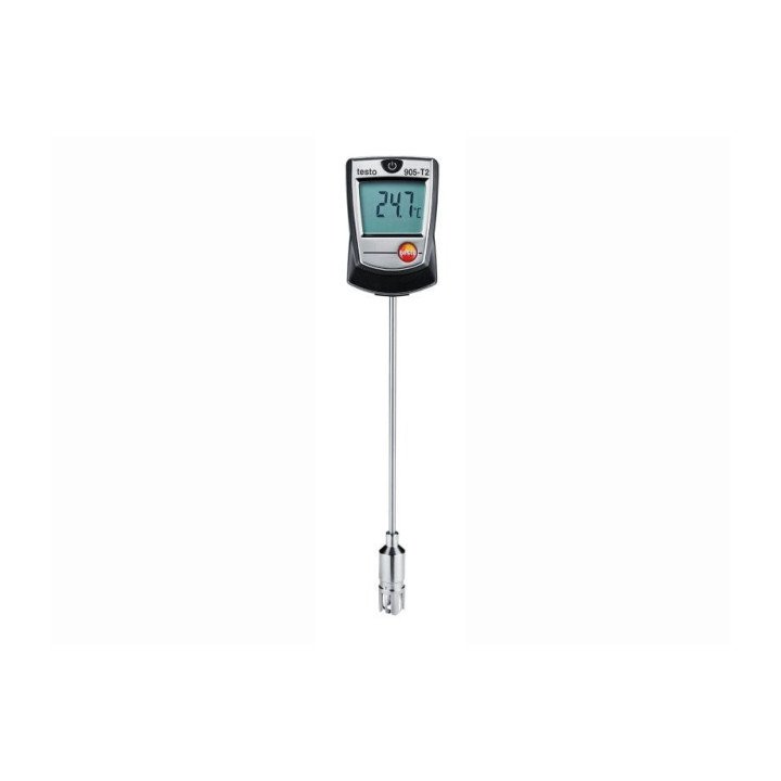 Surface thermometer Testo 905-T2 with sprung thermocouple probe and swivel display