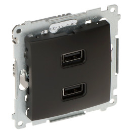 KONTAKT Simon DC2USB.01/49-SIMON54 Premium USB uzlādes ligzda – 2x 5V DC / 2.1A USB-A porti