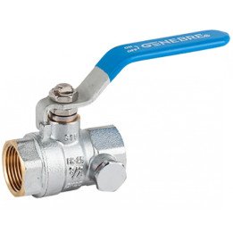GENEBRE ALQ547 Ball Valve with Drain 1 inch IE/IE PN25