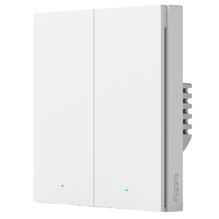 AQARA Smart Wall Switch H1 EU (neutraalilla, kaksoiskeinulla)